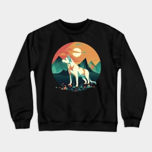 Abstract dog Crewneck Sweatshirt